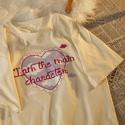 Womens All-Over Heart Short-Sleeve T-Shirt  Short sleeve t-shirts Sculptify™