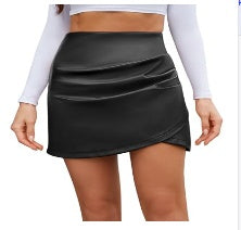 Modern Tulip Wrap High-Waist Skirt