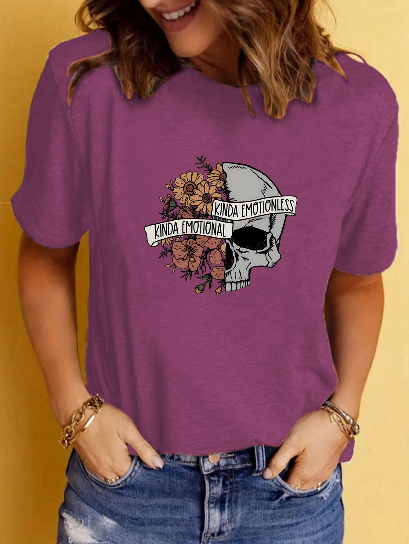 Summer Women's Graphic Print Crew Neck Short-sleeved T-shirt  Short sleeve t-shirts Sculptify™