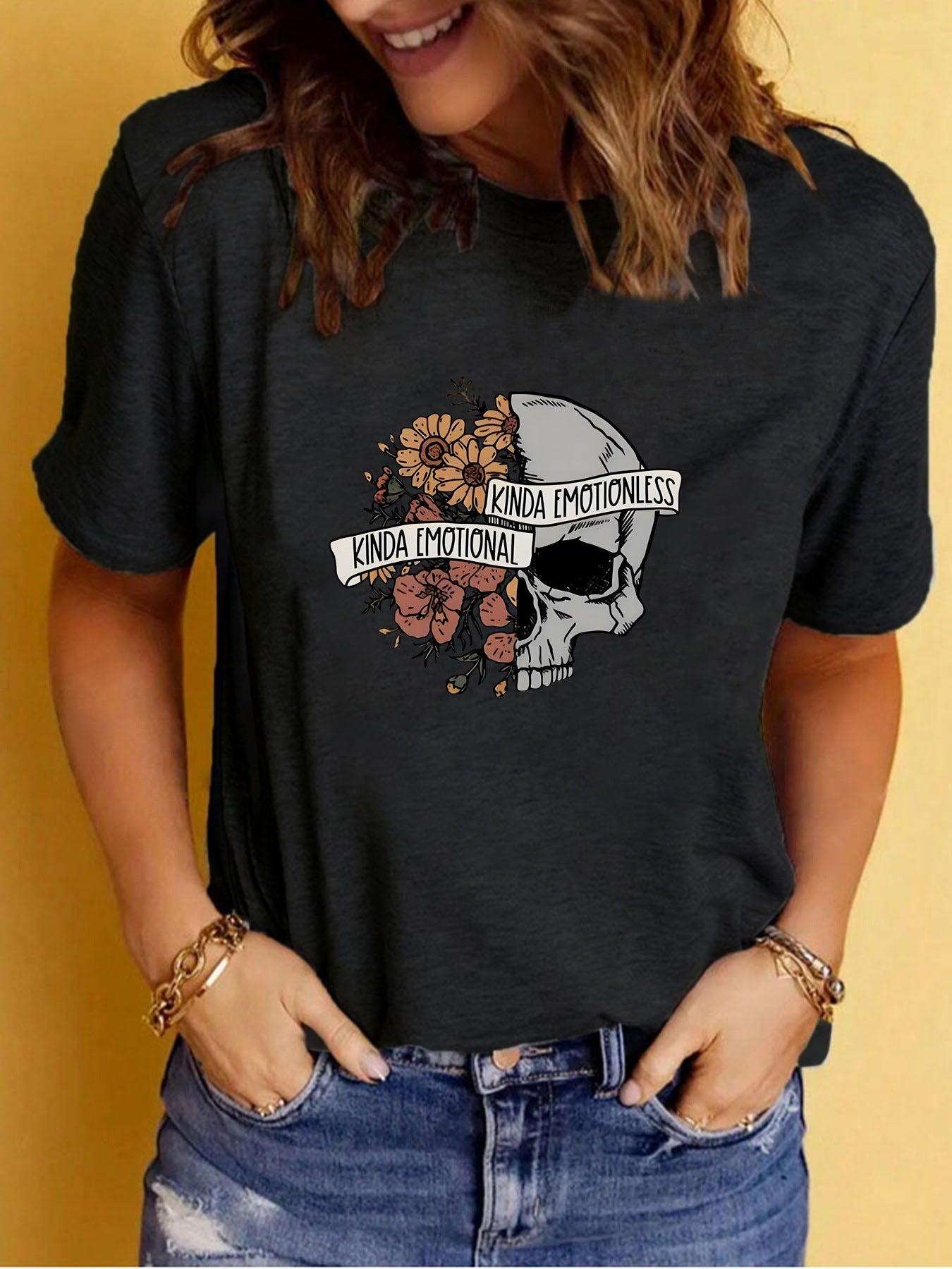 Summer Women's Graphic Print Crew Neck Short-sleeved T-shirt  Short sleeve t-shirts Sculptify™