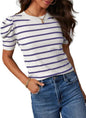 Womens Summer Casual Short-Sleeve Knitted Top  Short sleeve t-shirts Sculptify™