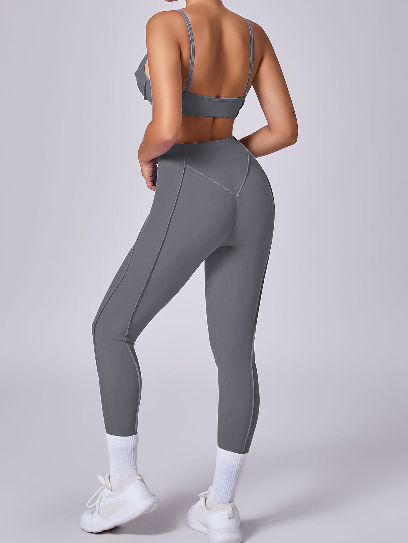 Outer Curve Seam Yoga Leggings