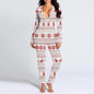 Printed Button Tight Jumpsuit For Women - Sculptify™