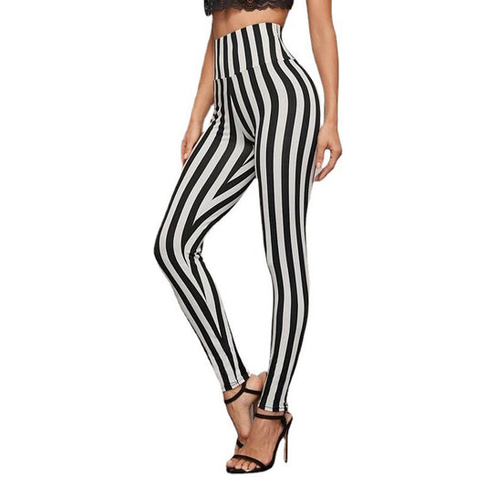 Cropped Contour Stripe Leggings