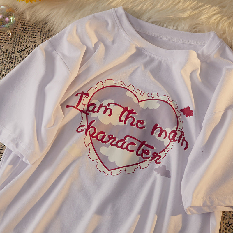 Womens All-Over Heart Short-Sleeve T-Shirt  Short sleeve t-shirts Sculptify™