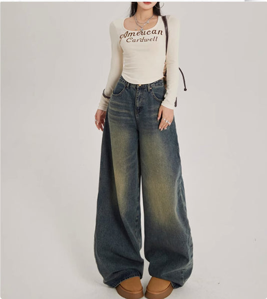 Elevate High Waist Wide Jeans