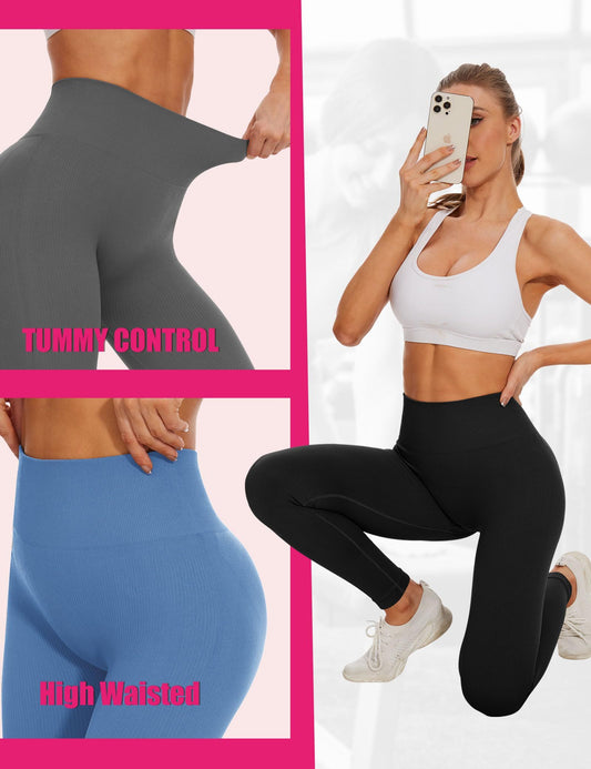 Seamless High-Rise Cropped Leggings