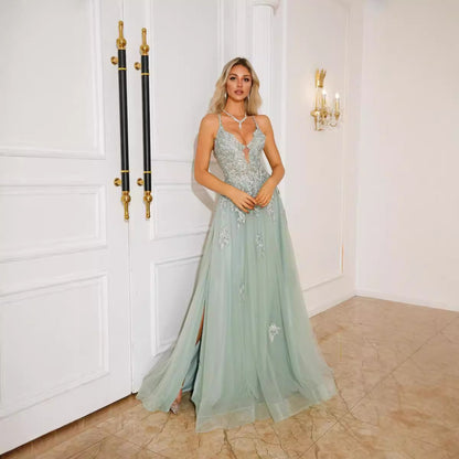 Women Evening Dresses Suspender Dance Dress Long - Sculptify™