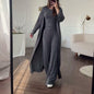 Everyday Wide-leg Pants And Tank Top Three-piece Set  Sets Sculptify™
