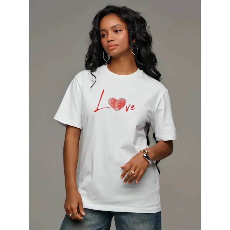 Simple Cotton Short-sleeve T-shirt Top  Short sleeve t-shirts Sculptify™
