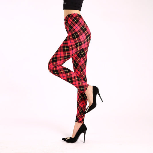 Autumn Bloom High-Waist Leggings