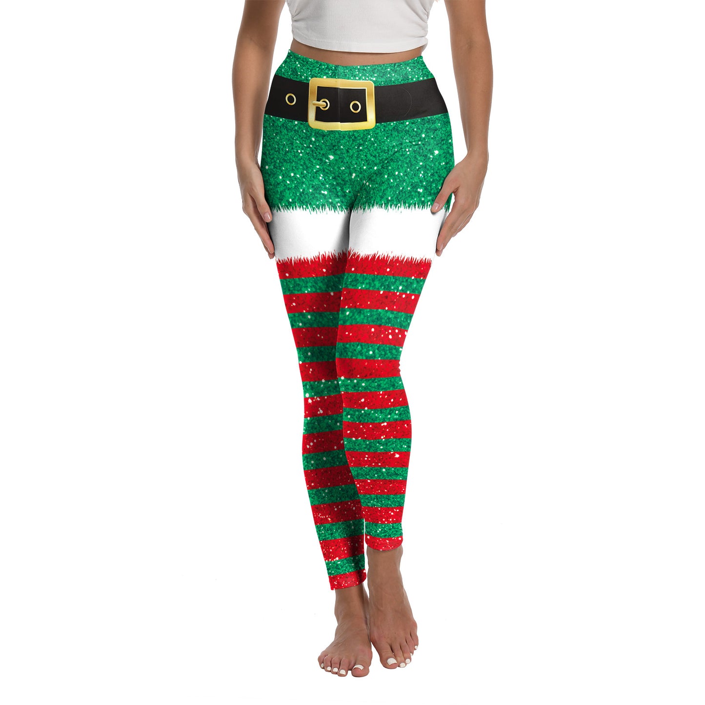 Holly Jolly Women’s Active Christmas Leggings