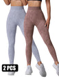 Vintage Wash Seamless Leggings – Set of 2
