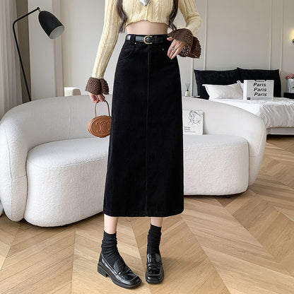 Vintage Style A-Line Sheath Skirt
