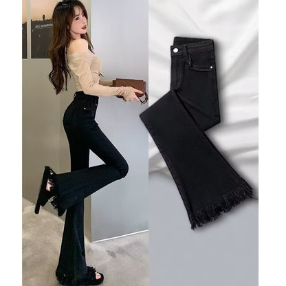 Light Color Bell Bottom Jeans