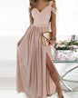 Long Floor Length Elegant Greek Style Pleated Dress - Sculptify™