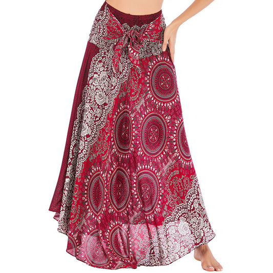 Lightweight Two-Way Vacation Midi Skirt