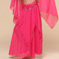 Stage-Ready Coin Hanging Chiffon Skirt