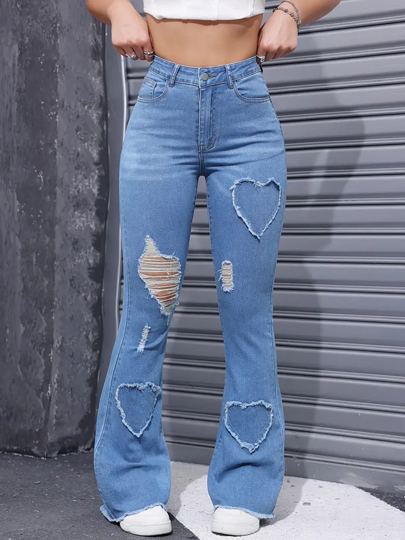 Heartbreak High-Rise Flare Jeans