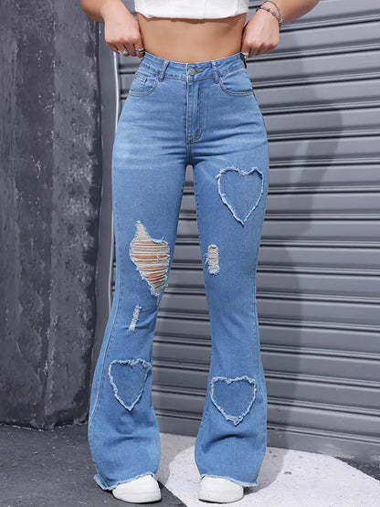 Heartbreak High-Rise Flare Jeans