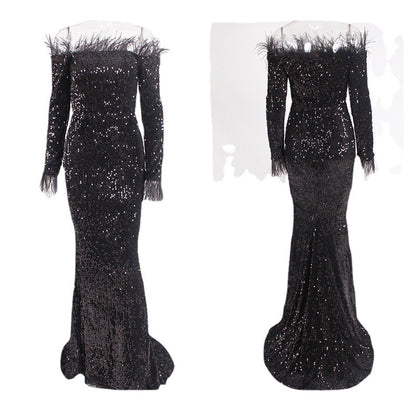 Off-the-shoulder Fishtail Party Formal Dress - Sculptify™