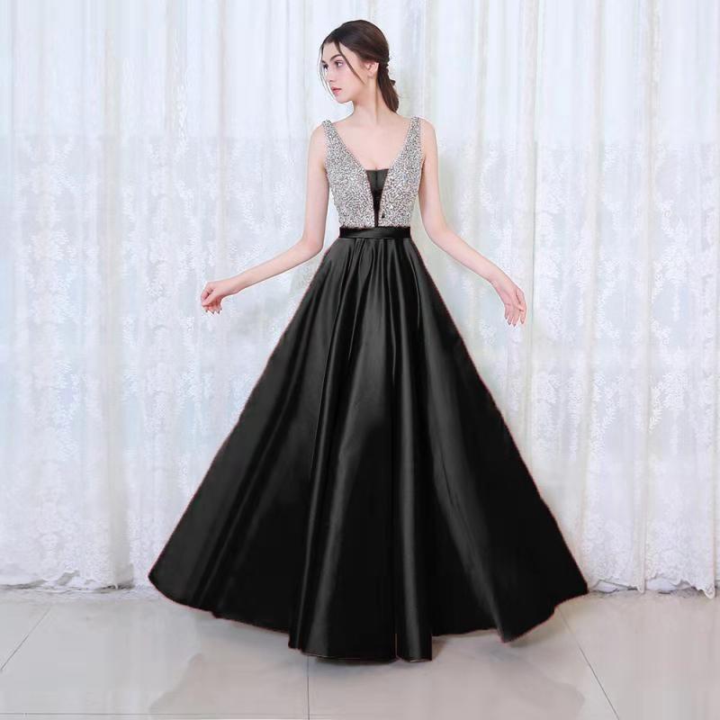 New Sexy Off-the-shoulder Dress V-neck Evening Dress - Sculptify™