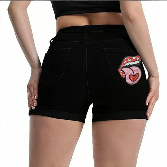 Slim Fit Retro Elastic Shorts
