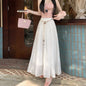 Timeless Vintage Pleated Belt Skirt