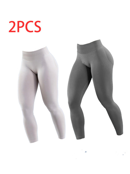 Minimalist Solid Color Leggings