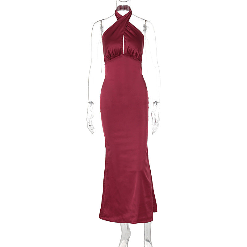 Summer Fashion Elegant Backless Sleeveless Dress - Sculptify™