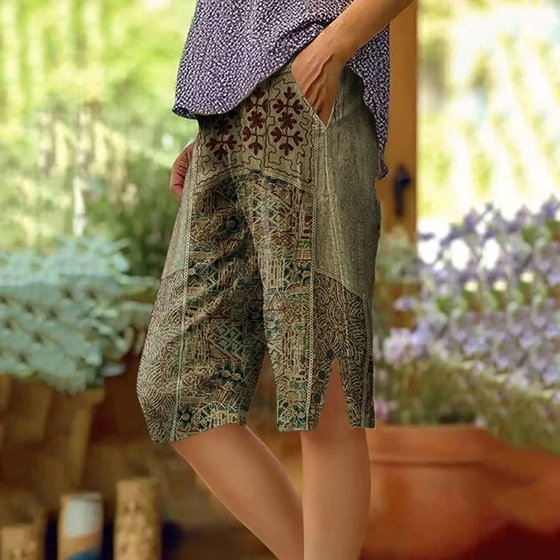 Trendy Personalized Floral Shorts