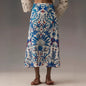 Flowy Casual All-Match Print Skirt