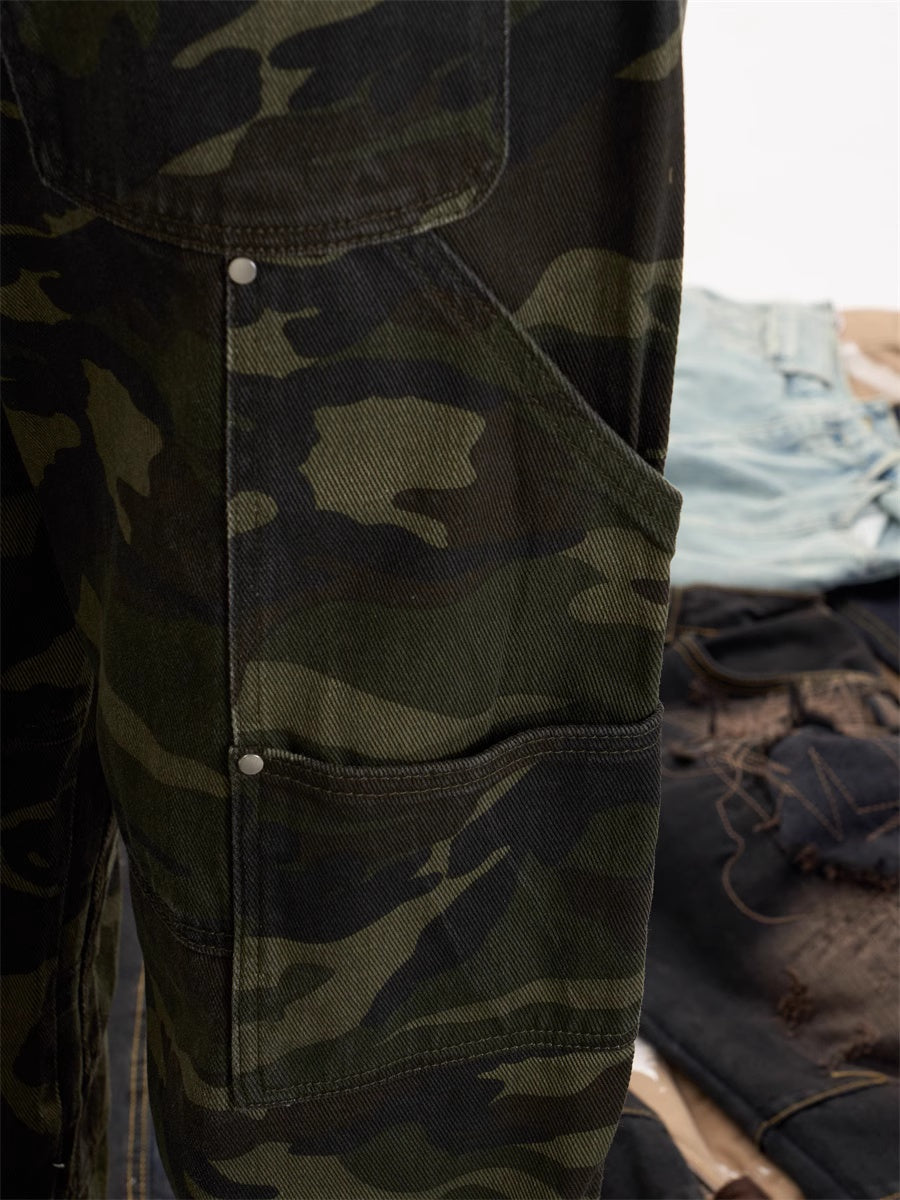 Heritage Style Wide Cut Jeans