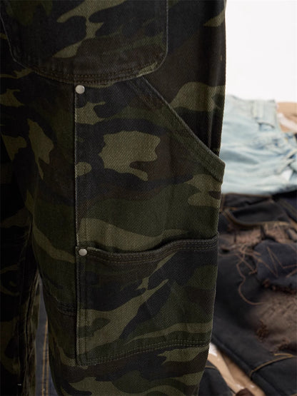 Heritage Style Wide Cut Jeans