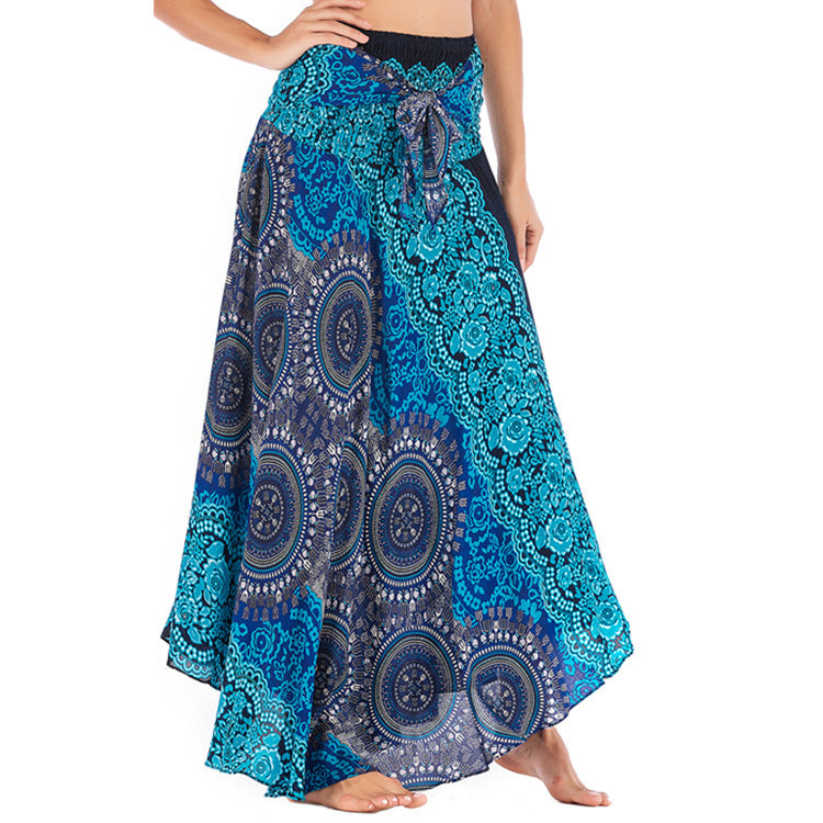 Lightweight Two-Way Vacation Midi Skirt