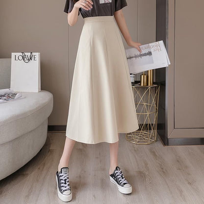 Trendy Fashion Pleated Slim Skirt