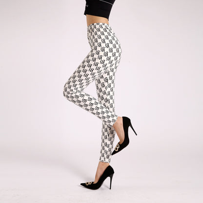 Autumn Bloom High-Waist Leggings