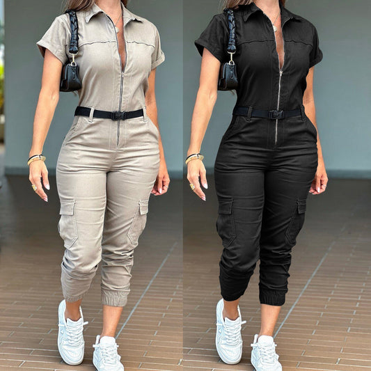 Women's Casual Work Clothes Jumpsuit - Sculptify™