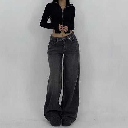 American Chic Oversized Flare Jeans
