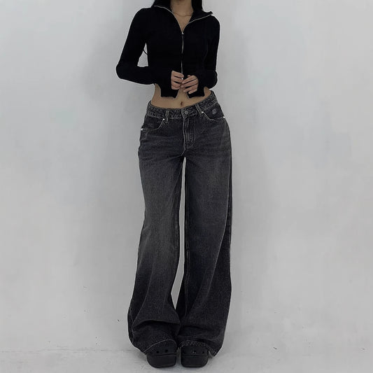 American Chic Oversized Flare Jeans