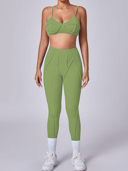 Outer Curve Seam Yoga Leggings