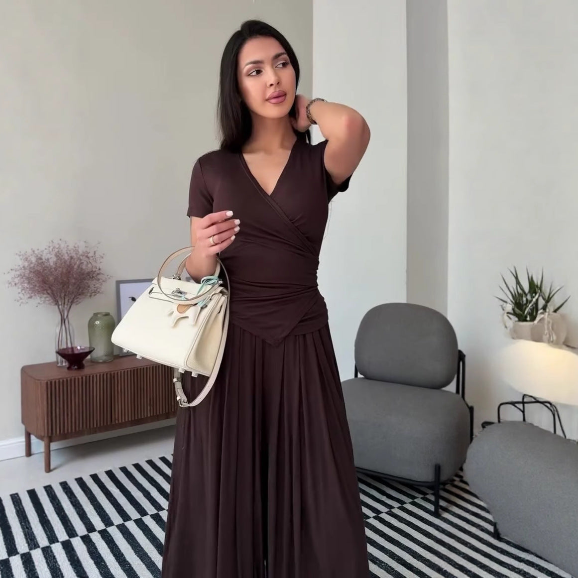 Womens Cozy And Minimalist Casual Two-Piece Set  Sets Sculptify™