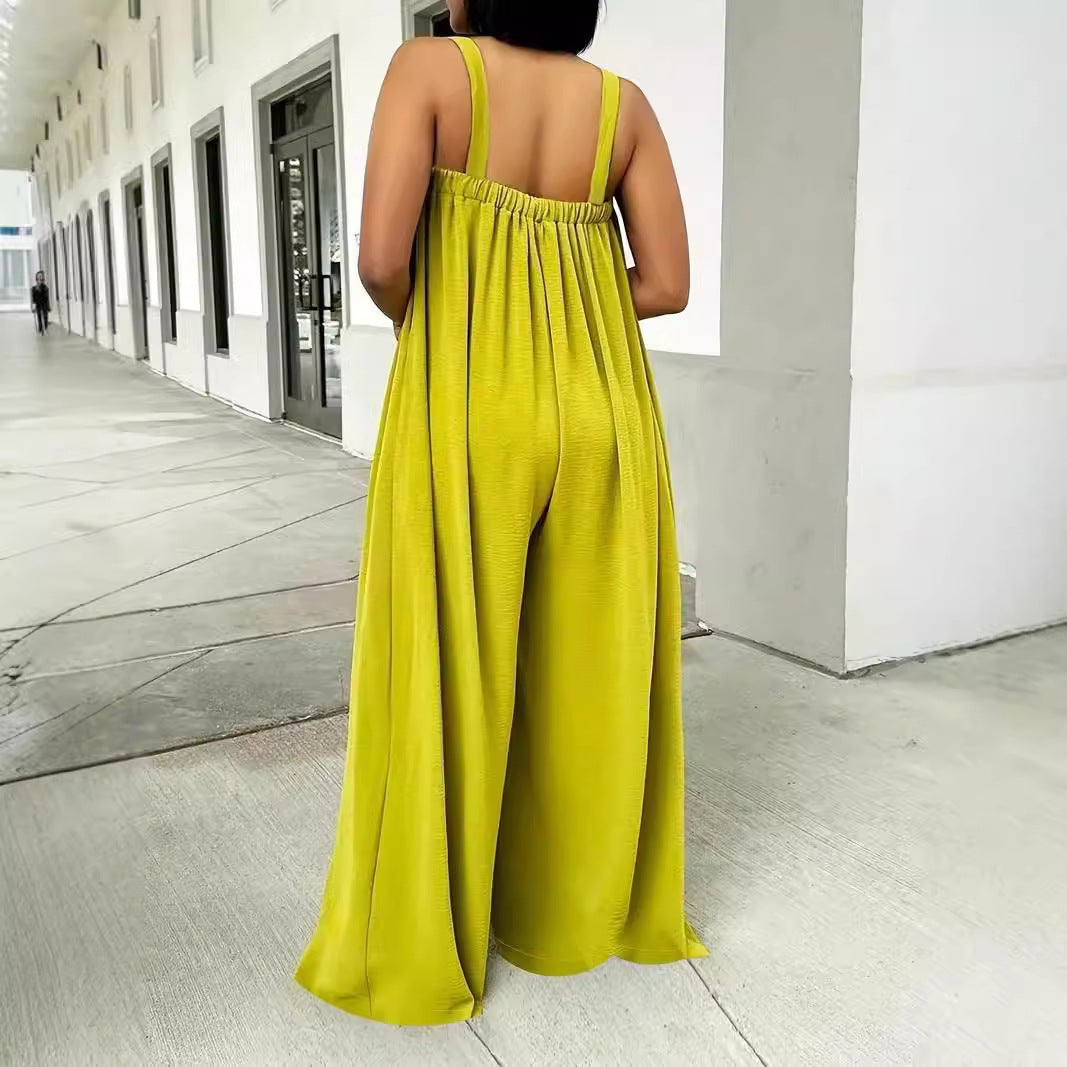 Women's Casual Wide-leg Jumpsuit - Sculptify™