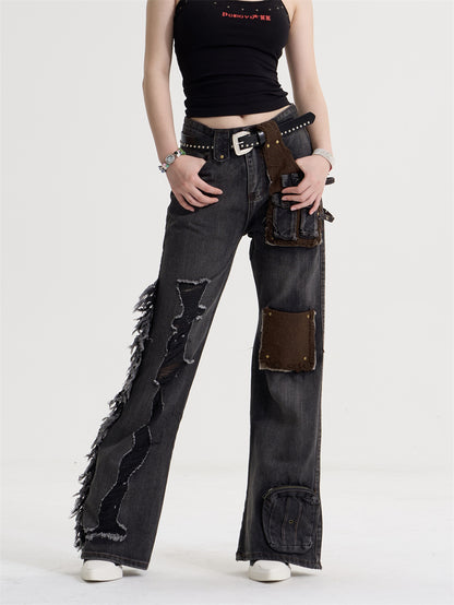 Americana Stitch & Tassel Jeans